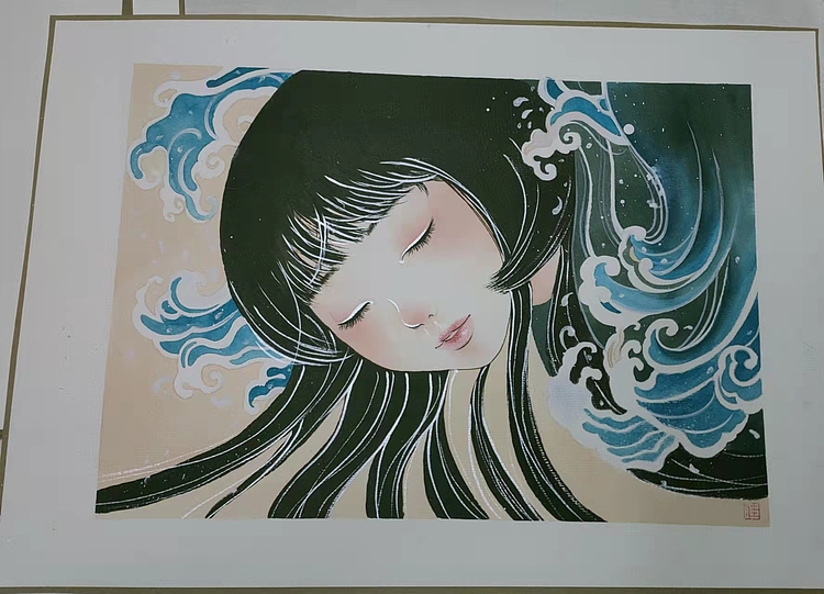 永遇乐 水彩 海之梦