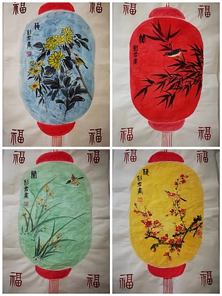 范彩君 德州美协会员巜梅兰竹菊》