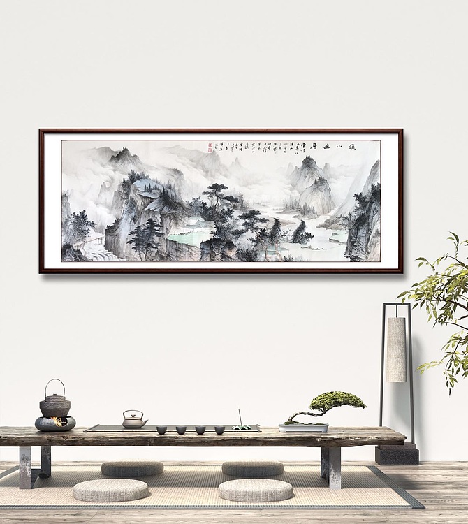 张春萍 《溪山幽居》