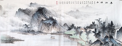 张春萍 《春江归舟》