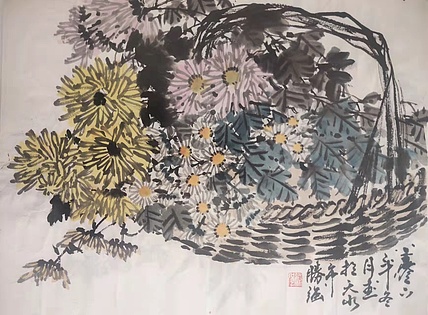 雷胜强 篮子菊花