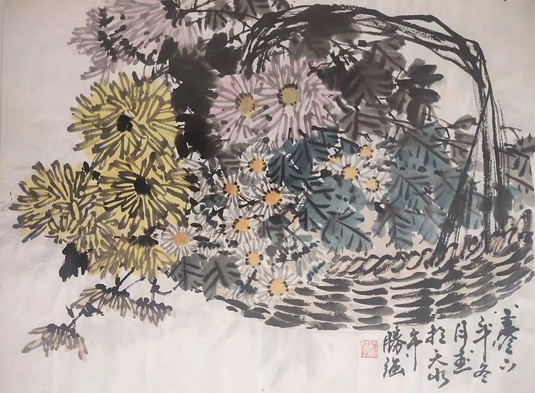 雷胜强 篮子菊花