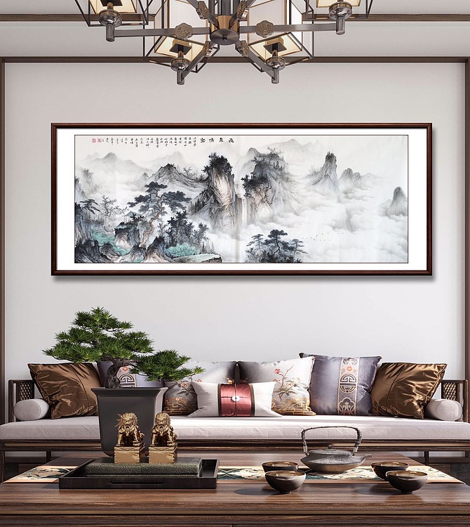 张春萍 《飞泉鸣壑》