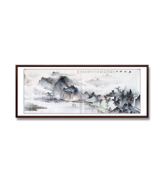 张春萍 《春江归舟》