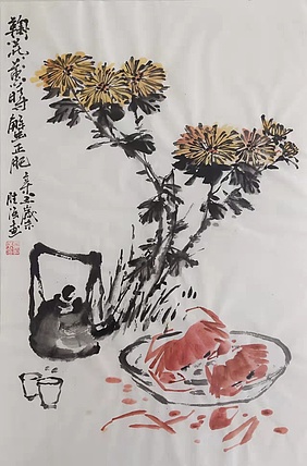 雷胜强 菊黄蟹肥