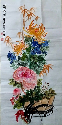 贺国平 国画（清供图）