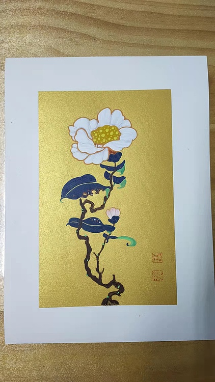 永遇乐 工笔花鸟 山茶3