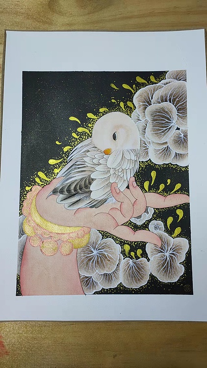 永遇乐 水彩画
