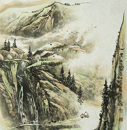 中国文联创作室专业画家，山东美协会员 曲大成 精品国画