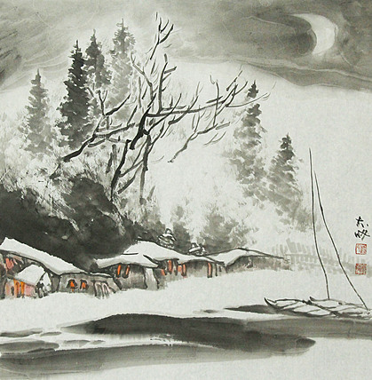 中国文联创作室专业画家，山东美协会员 曲大成 精品国画