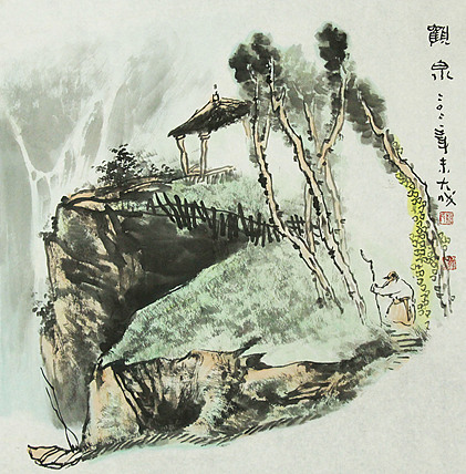 中国文联创作室专业画家，山东美协会员 曲大成 精品国画