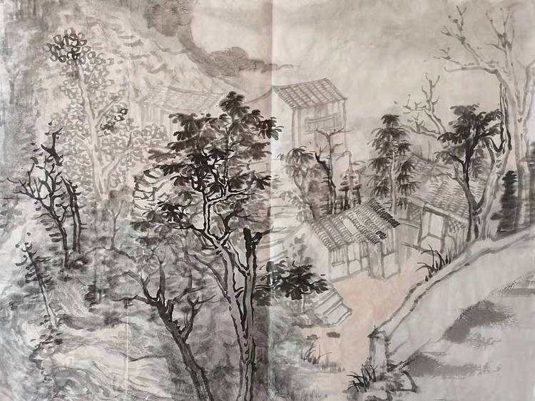 中国艺术研究院 硕士  周心宇 栖林听泉