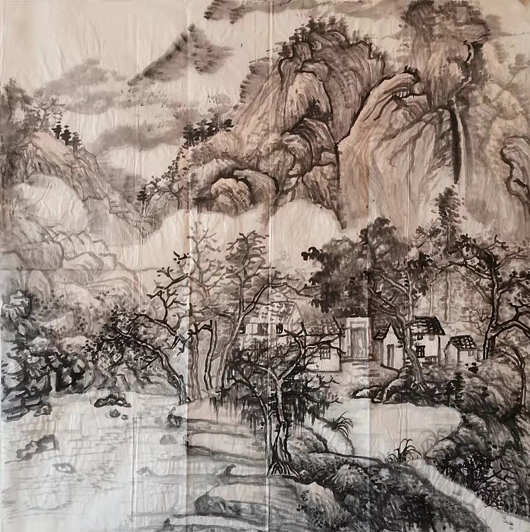 中国艺术研究院 硕士  周心宇 赣南冬景