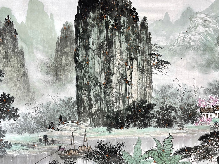 25文军，著名画家