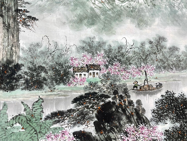 25文军，著名画家