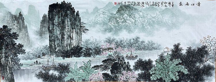 25文军，著名画家