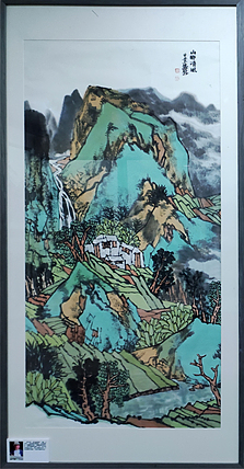 展览作品，中国美术家协会会员、中国工笔画协会会员，满威