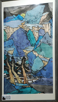 展览作品，中国美术家协会会员，中国水墨画学会常务副会长，曾军艺