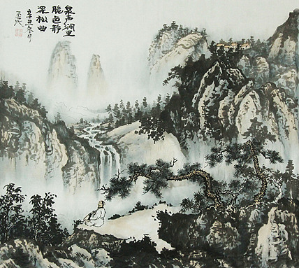 职业画家 教师 李丕民 中国画作品
