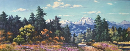 陈一茗 山峰一角