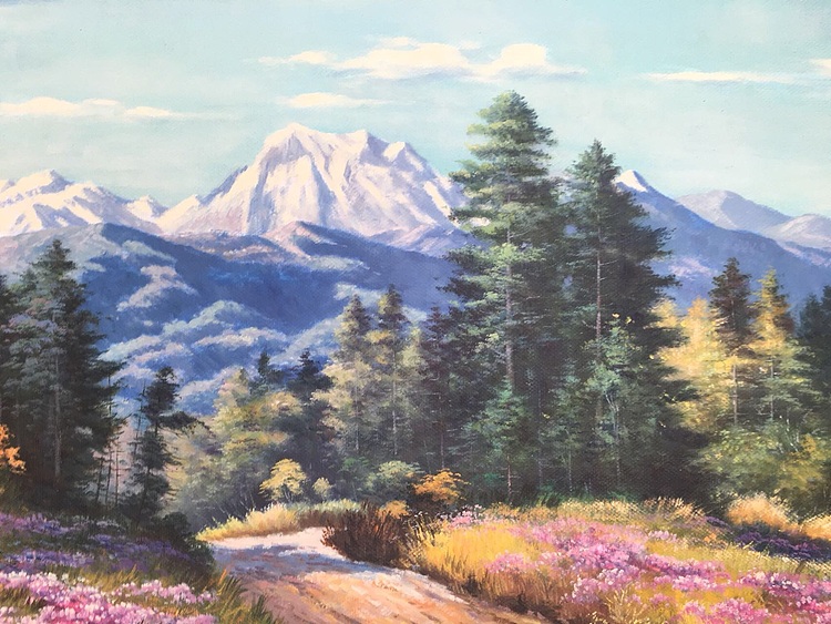 陈一茗 山峰一角