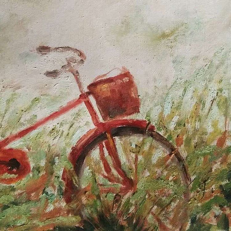 岳志敏 原创精品油画《时光》