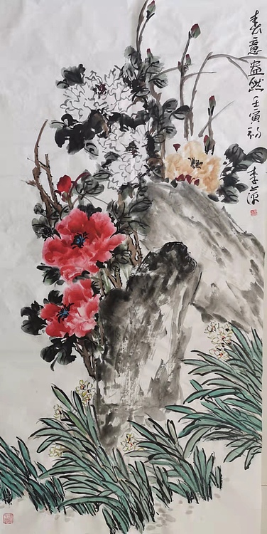 兰花 牡丹