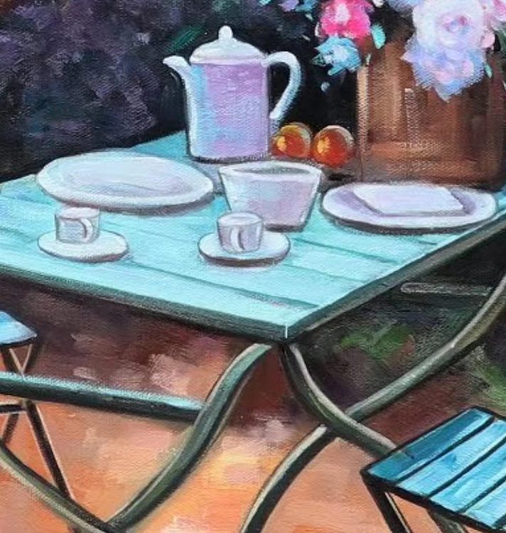 胡冰 纯手绘精品油画《风景》