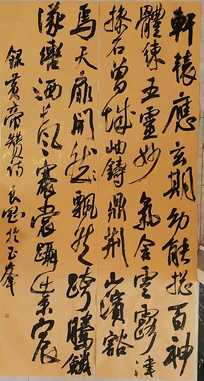 江苏省青年书法家协会会员  淮河居士 皇帝赞诗2