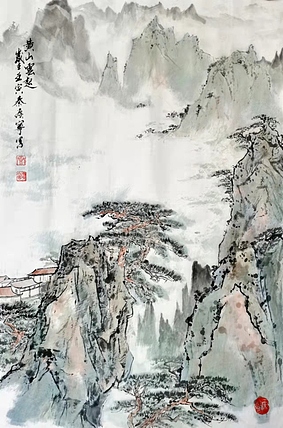 秦广宁 黄山云起