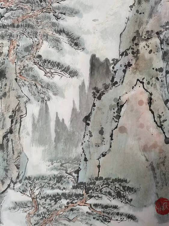 秦广宁 黄山云起