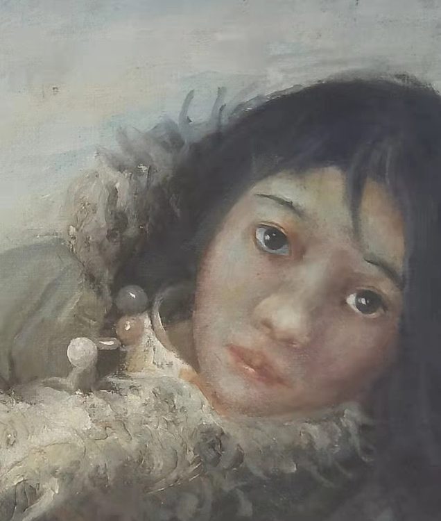 岳志敏 临摹作品《休息》
