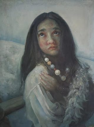 岳志敏 临摹作品《祈》