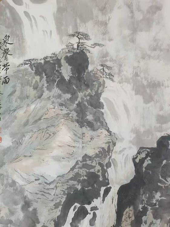 秦广宁 泉声带雨