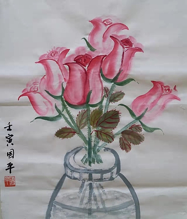 贺国平 （玫瑰花）