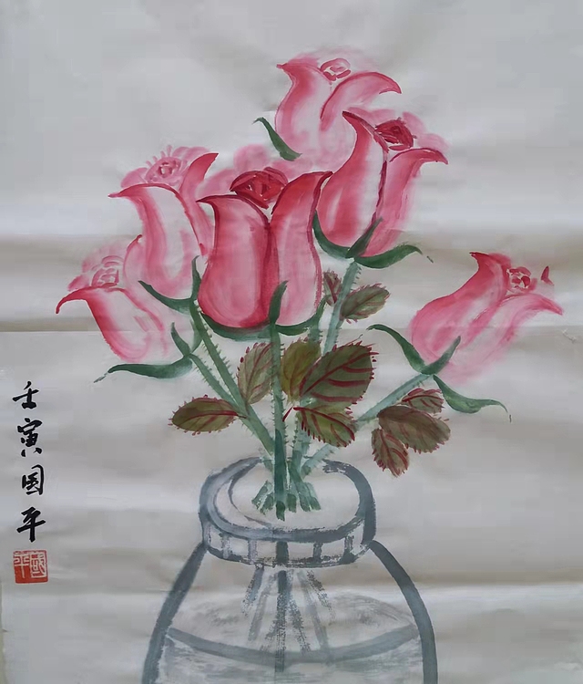 贺国平 （玫瑰花）