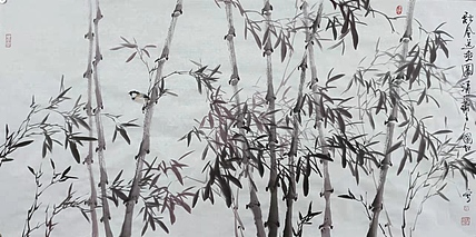 清心斋主 秋风送爽图