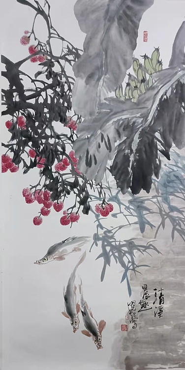 清心斋主 清溪晨趣