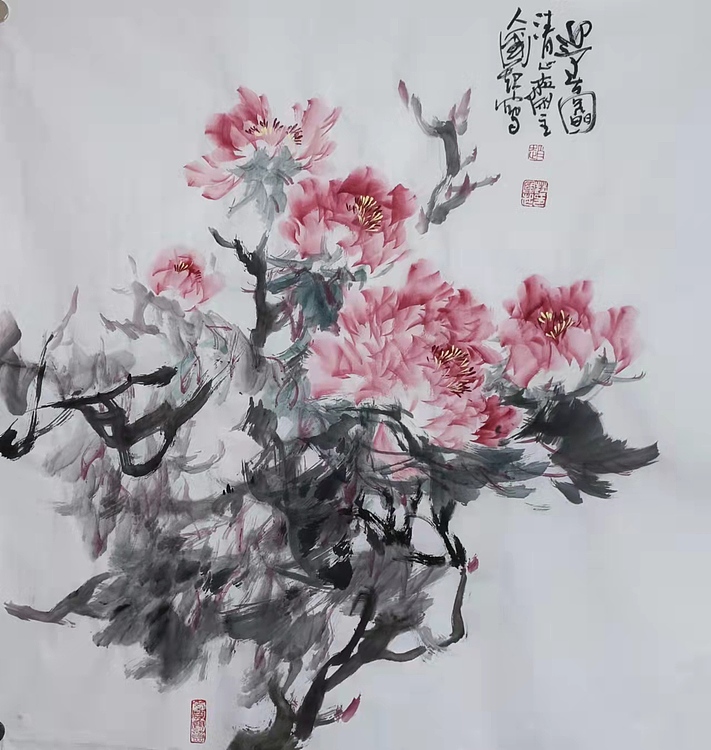 清心斋主 迎春图