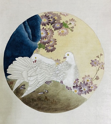 雪中寒蕊 相伴花之丛