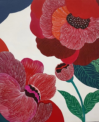 永遇乐 丙烯装饰画