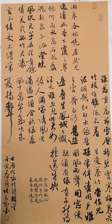江苏省青年书法家协会会员  淮河居士 咏竹诗2
