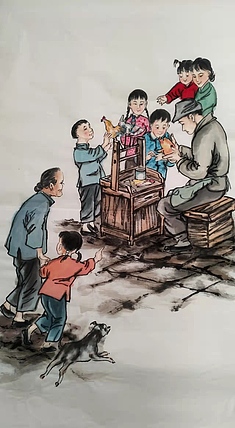 高兴 面塑