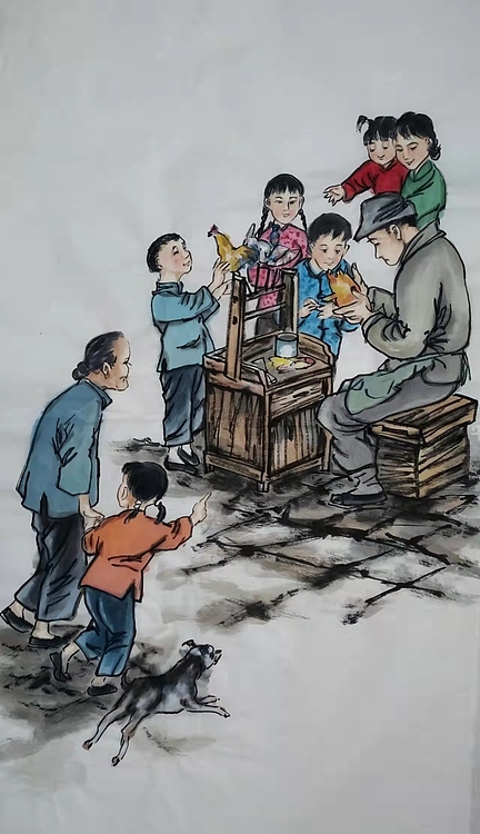 高兴 面塑