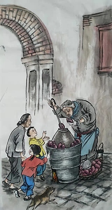 高兴 烤红薯