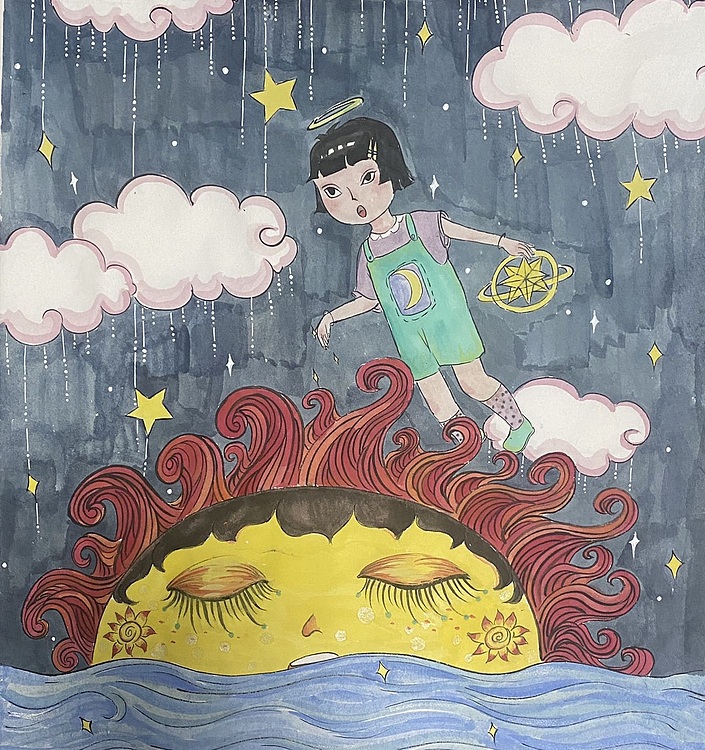 金金酱 星空系列《日月交替》