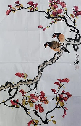 洪君 赏秋