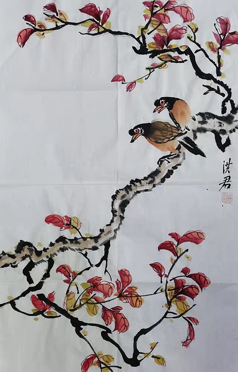 洪君 赏秋