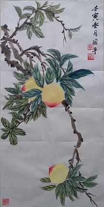 贺国平 （长寿图）