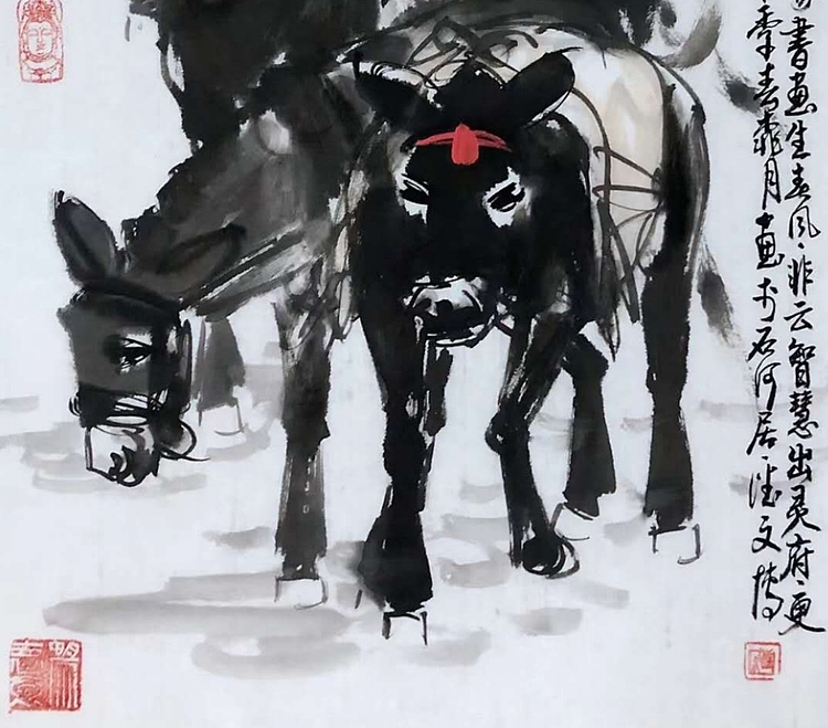 潘文博，黄冑弟子，中国书画一级美术师，潍坊博雅画院院长